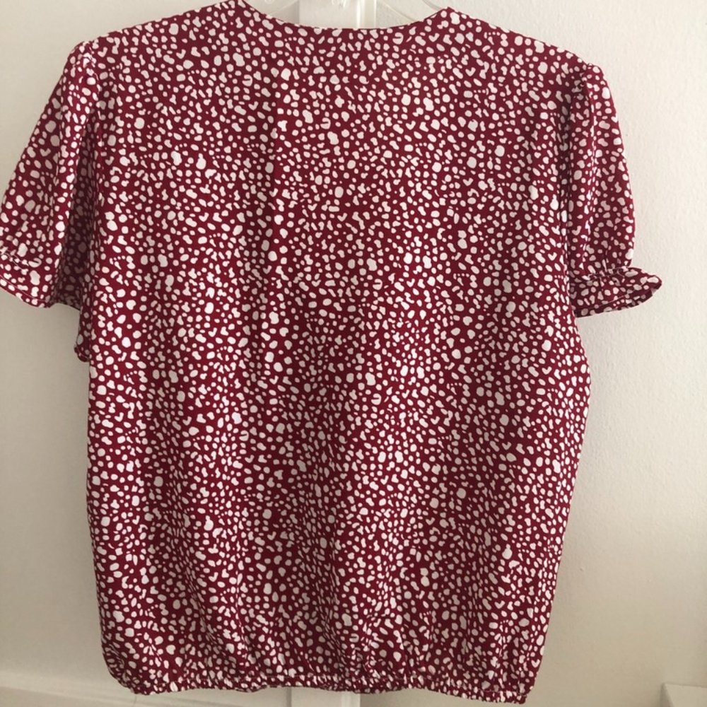 Arrays Red Blouse - Picture 2 of 5